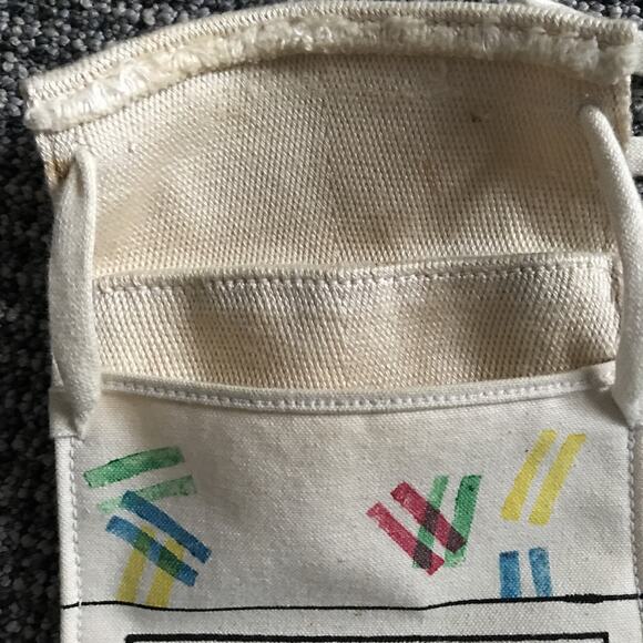 Greenpeace Canvas Wallet Bag 6-4-1/2 2 Pockets - Picture 3 of 4